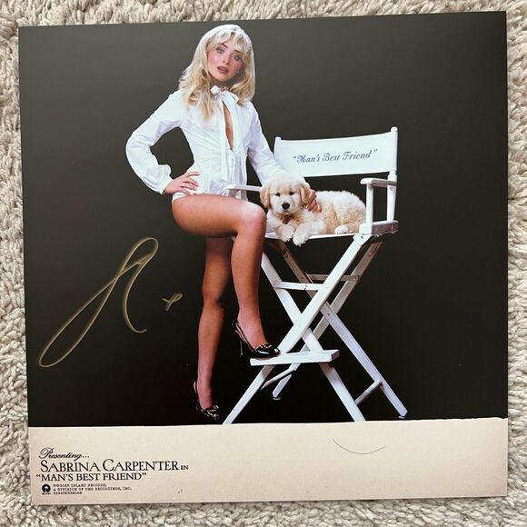 Lot of 2: Sabrina Carpenter Man's Best Friend 2DC ALT Cover Vinyls And SIGNED CD - Picture 3 of 16